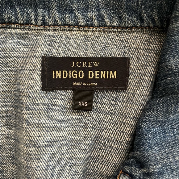 J. Crew Indigo Denim Jacket. Blue - Picture 3 of 14